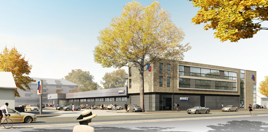 Hamburg Wohn- und Geschäftshaus, Visualisierung Modelldigital Lübeck